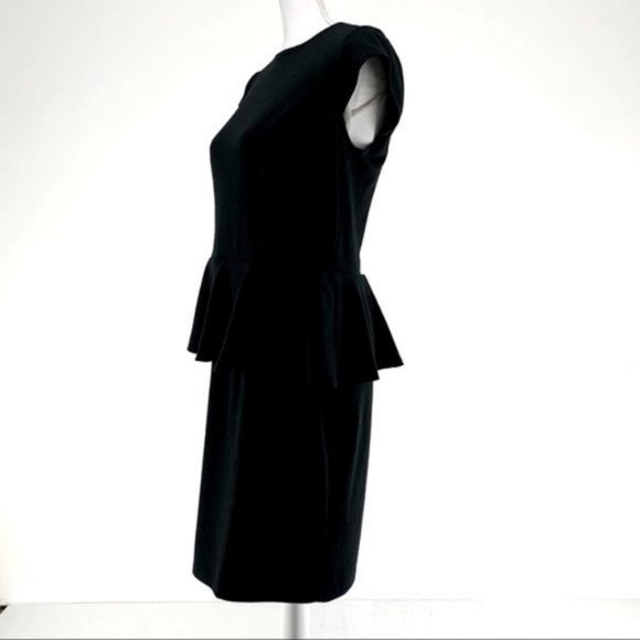 MOSSIMO / Black Peplum Dress / Large - Picture 5 of 11